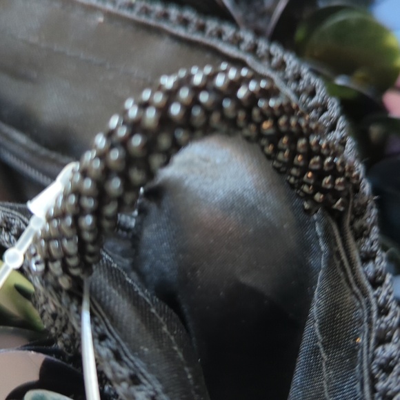 Chico's Illusion Beaded Multi Dark Sequin Wristlet - Picture 7 of 14